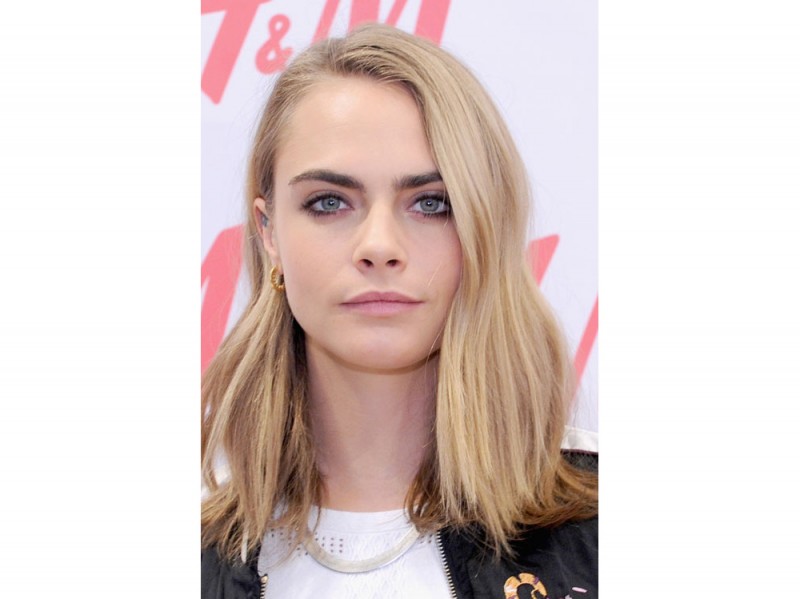 cara delevigne caschetto lungo