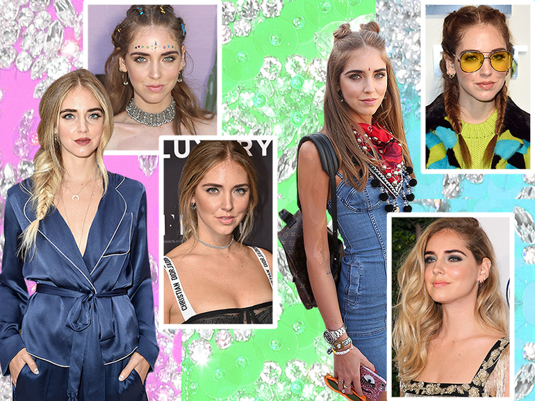 chiara ferragni capelli trucco beauty look collage_mobile