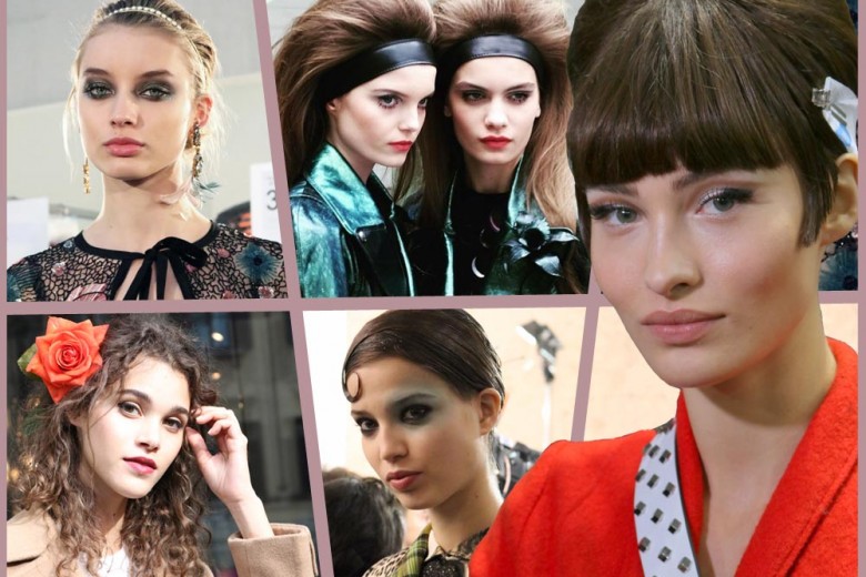 Tendenze trucco, capelli e unghie dalle Fashion Week A/I 2017-18