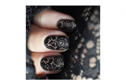 nail art black