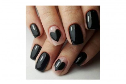 nail art black