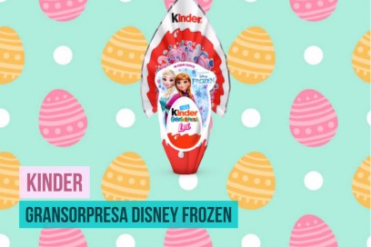 kinder gransopresa uovo di pasqua frozen 2017