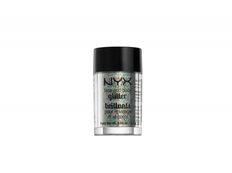 make up olografico glitter viso e corpo nyx cosmetics