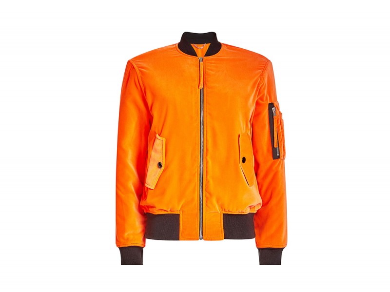 moschino bomber arancione