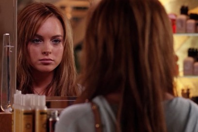 parla sola mean girl lindsay lohan specchio