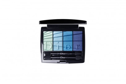 trucco occhi marroni capelli biondi palette ombretti dior