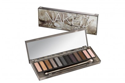 trucco occhi marroni capelli biondi palette ombretti smokey urban decay naked