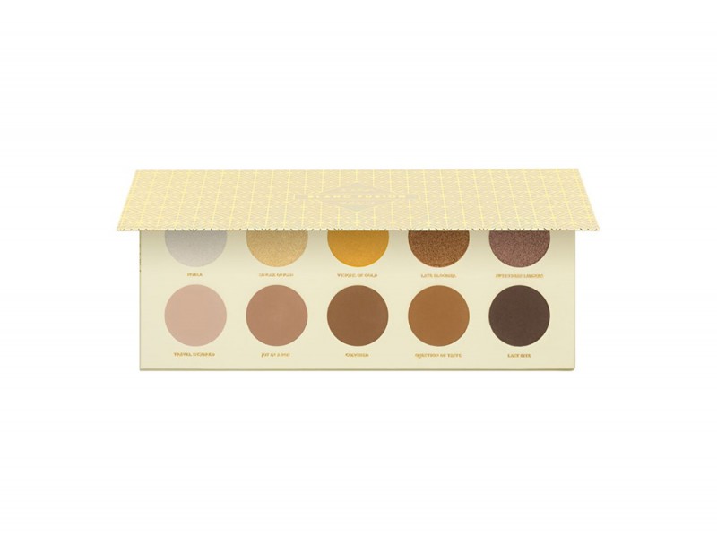 trucco occhi marroni capelli biondi palette ombretti zoeva blanc fusion