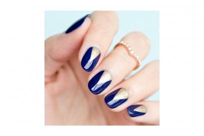 nail art blu