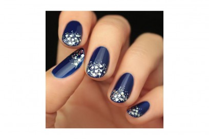 nail art blu