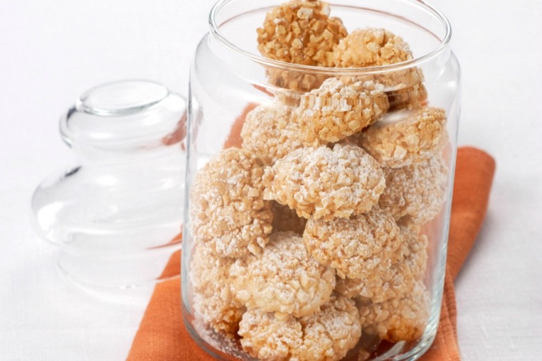 Biscotti morbidi con farina di mandorle