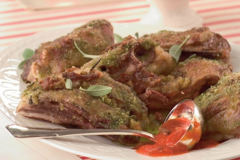 Capretto al forno con salsa agrodolce