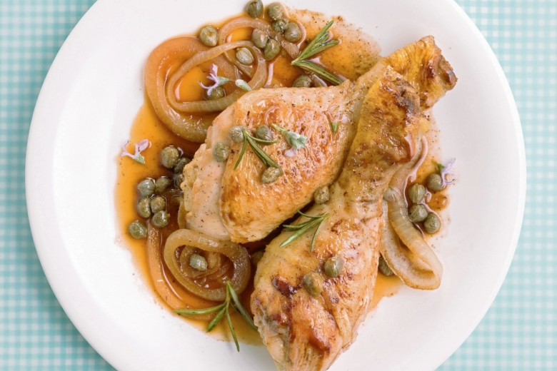 Cosce di pollo all’agro