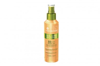 YR-143959-Solaire Peau Parfaite – Etoiles des Dunes Polyactif VC╠ºgC╠ºtal FPS  SPF 50+  – Haute Protection – Lait – En – Spray