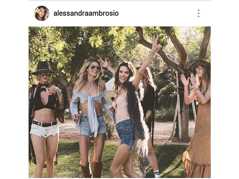 alessandra ambrosio modelle coachella