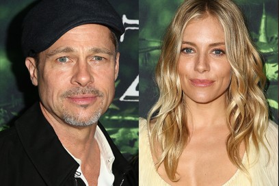 brad pitt sienna miller flirt