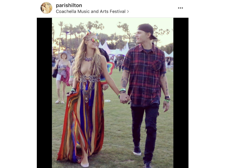 coachella paris hilton fidanzato