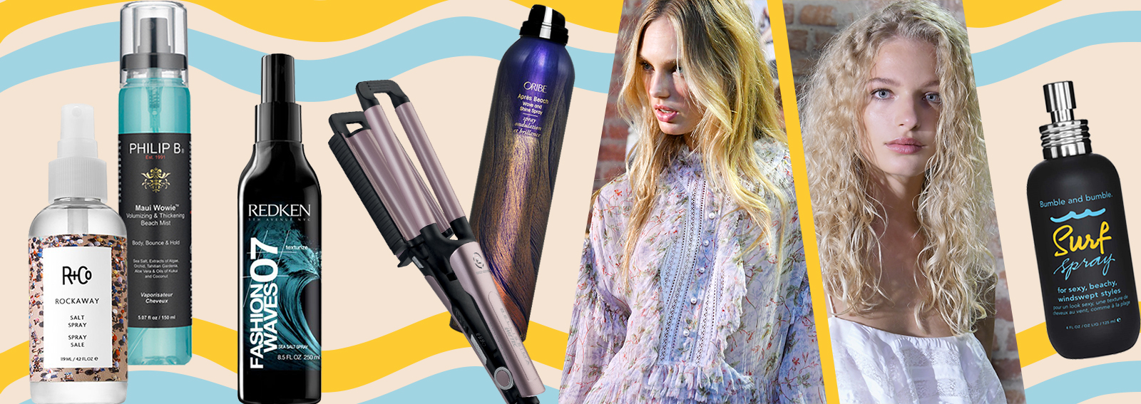 Capelli ondulati: le beach wave California style