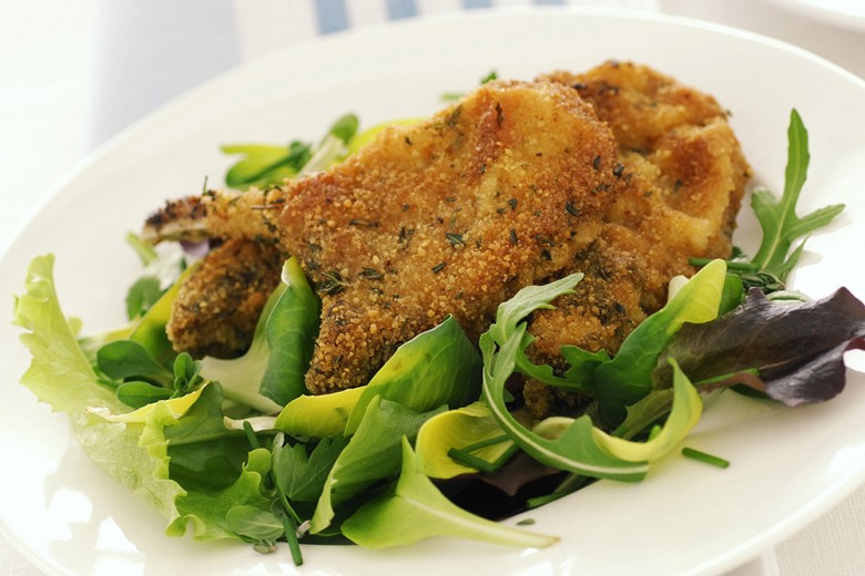 Costolette di agnello impanate e fritte