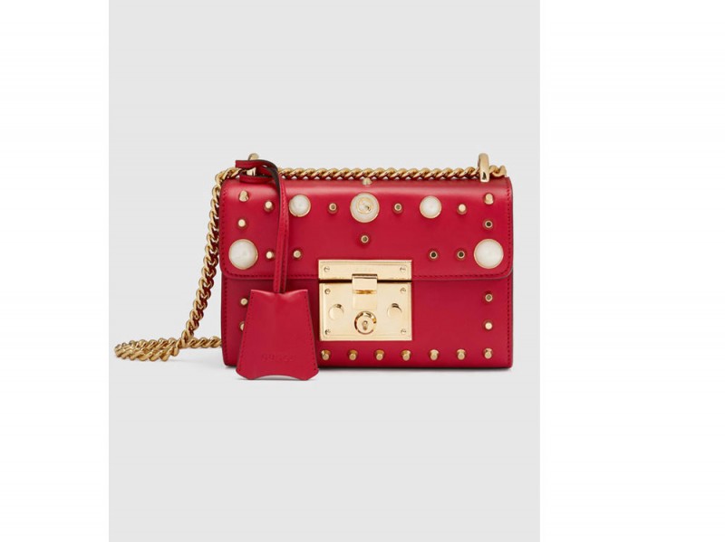 gucci-borsa-rossa-perle