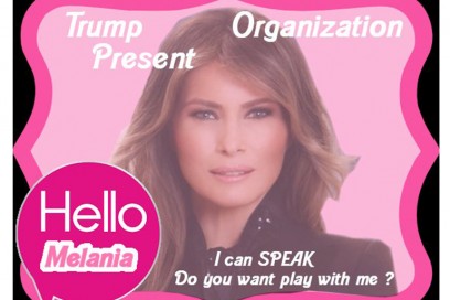 melania trump ritratto ironia 11