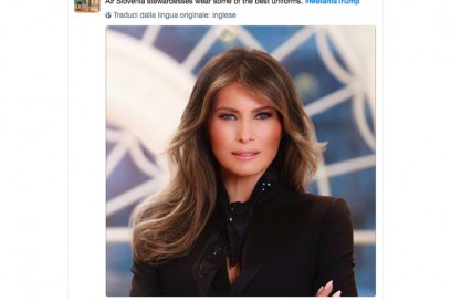 melania trump ritratto ironia 12