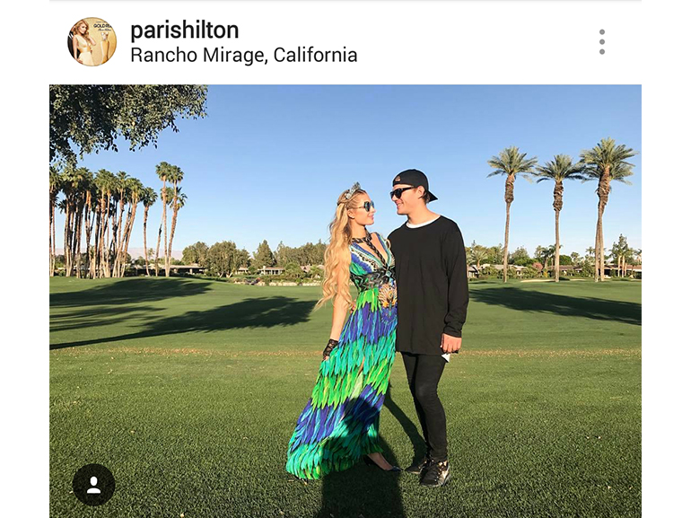 paris hilton coachella