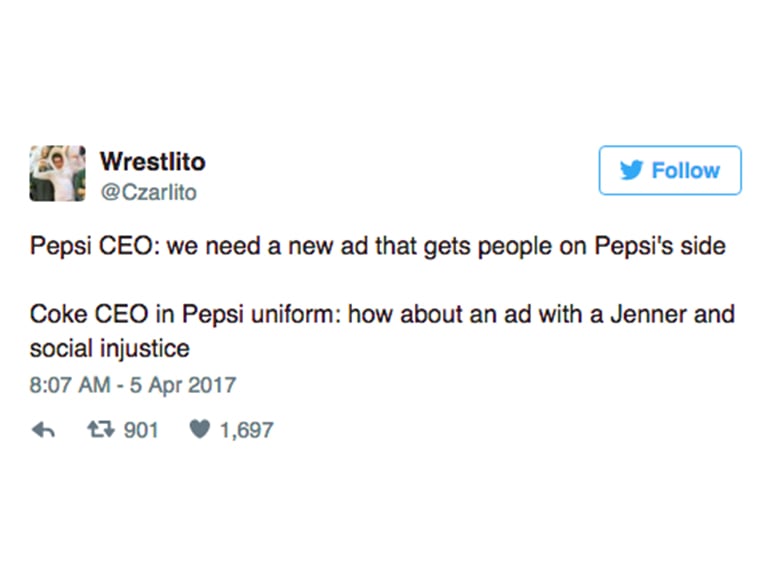 reazioni twitter kendall jenner pepsi