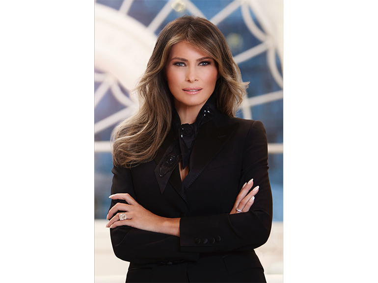 ritratto originale melania trump casa bianca