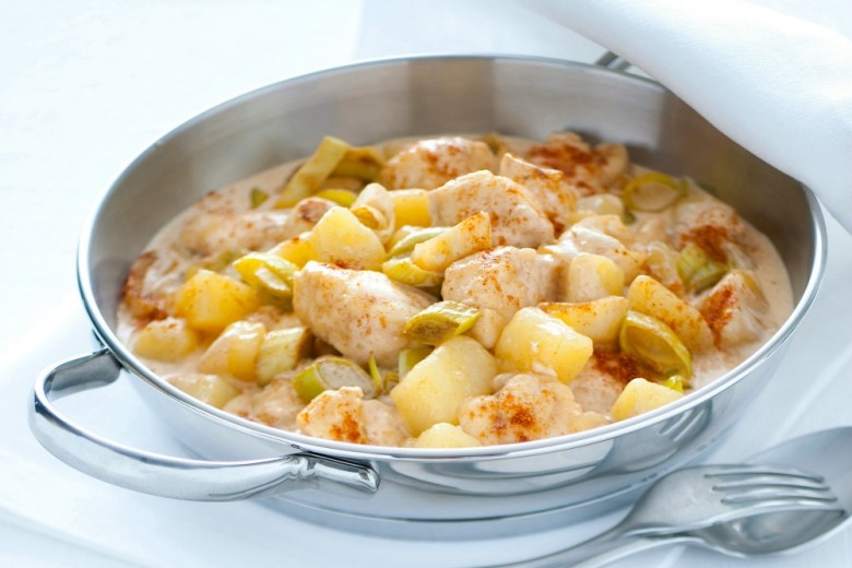 Coda di rospo in umido con patate
