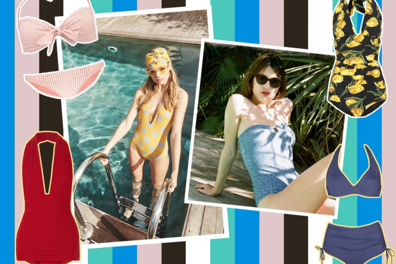 Costumi: i modelli in stile vintage per l’estate