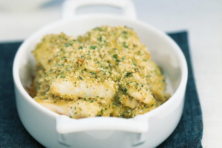 Filetti di platessa al forno con aromi