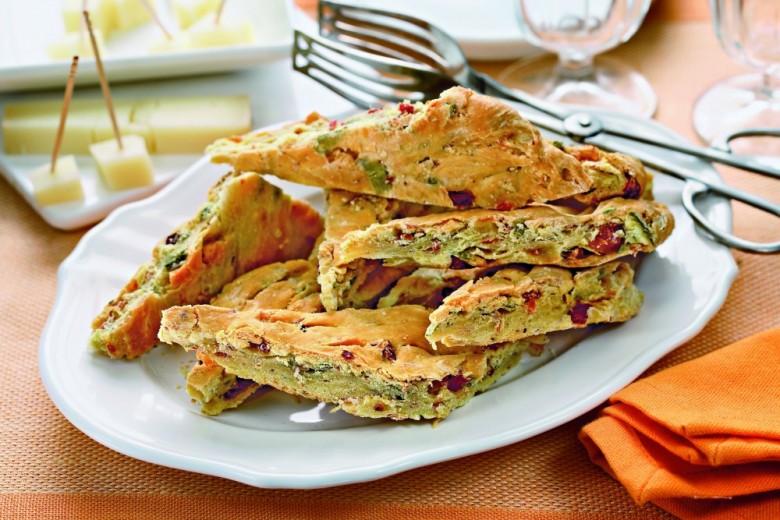 Focaccia schiacciata senza lievito