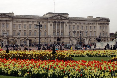 Preparations Begin On The Stands That Will Hold Members Of The Press During The Royal Wedding