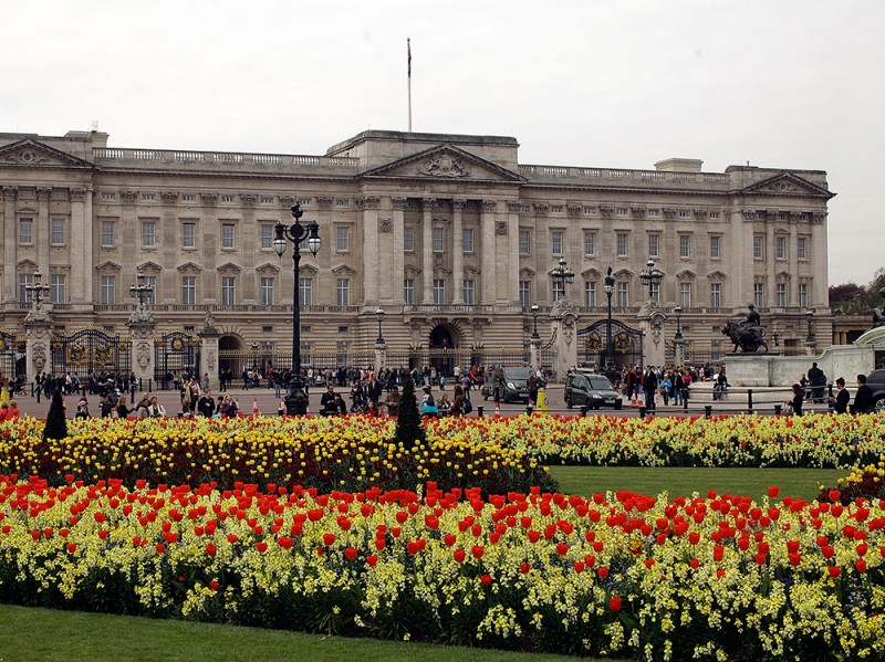 Preparations Begin On The Stands That Will Hold Members Of The Press During The Royal Wedding