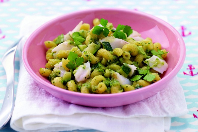 Pasta con pesce spada e zucchine