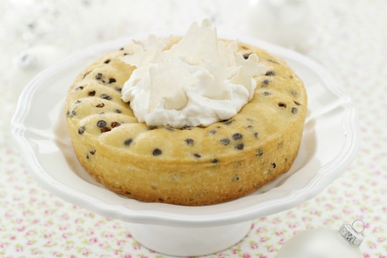 Torta soffice con gocce di cioccolato