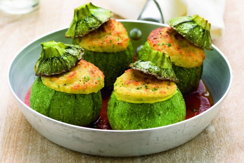 Zucchine ripiene vegetariane