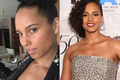 alicia keys con senza trucco