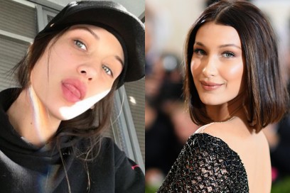 bella hadid con senza trucco