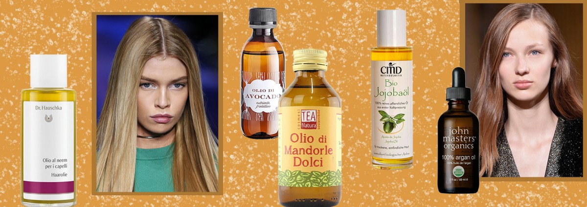 Oli naturali per capelli