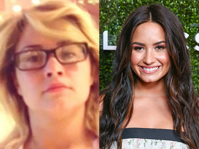 demi lovato con senza trucco
