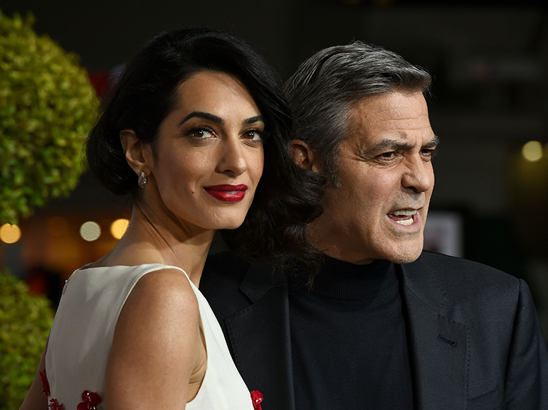 george clooney amal alamuddin red carpet