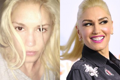 gwen stefani con senza trucco