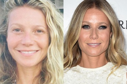 gwyneth paltrow con senza trucco