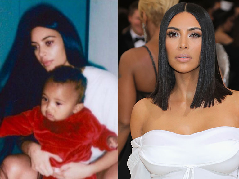 kim kardashian con senza trucco
