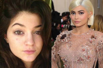 kylie jenner con senza trucco