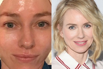 naomi watts con senza trucco