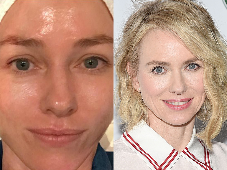 naomi watts con senza trucco