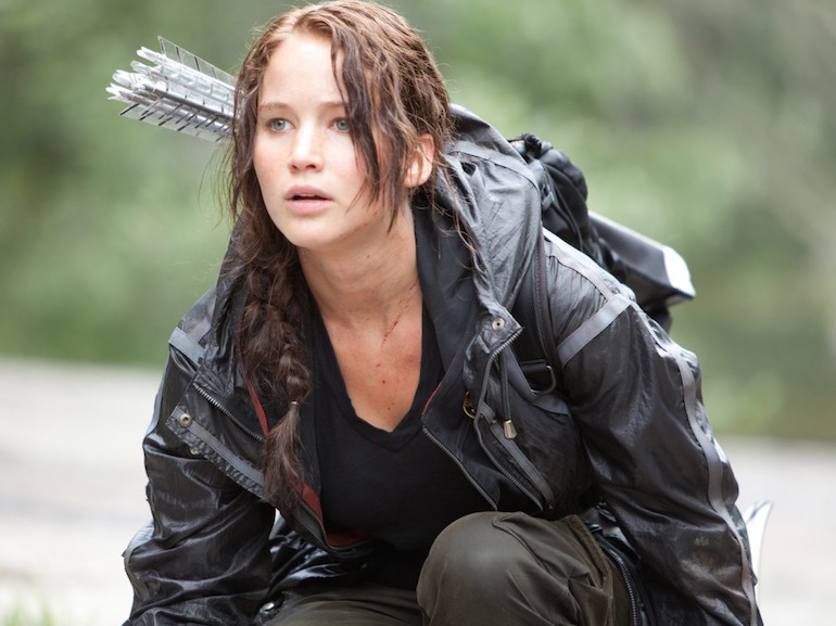 THE HUNGER GAMES, Jennifer Lawrence, 2012. ph: Murray Close/©Lionsgate/Courtesy Everett Collection